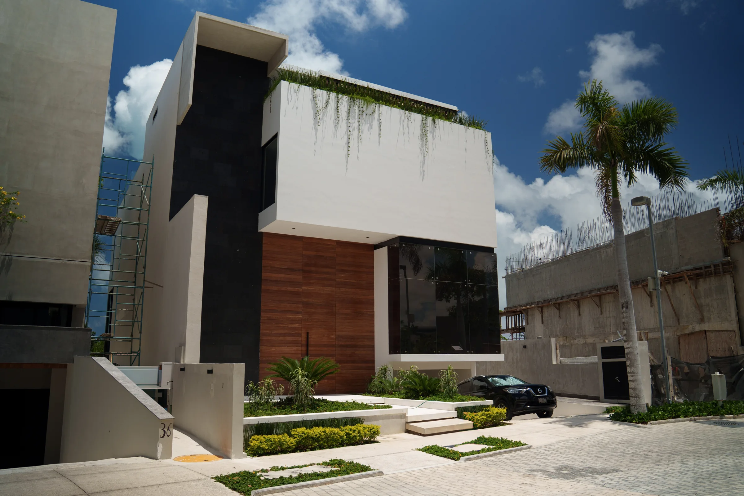 Fotografía de la fachada de Casa Lagunas 2 en Puerto Cancún